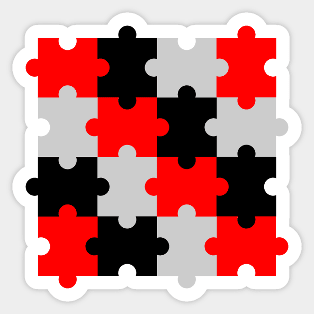 Jigsaw -3 Sticker by Ellie B Designs